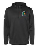 House Adidas Textured Hooded Sweatshirt