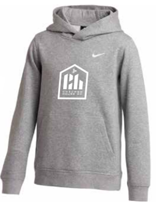Youth Nike House Hooded Sweatshirt - Grey