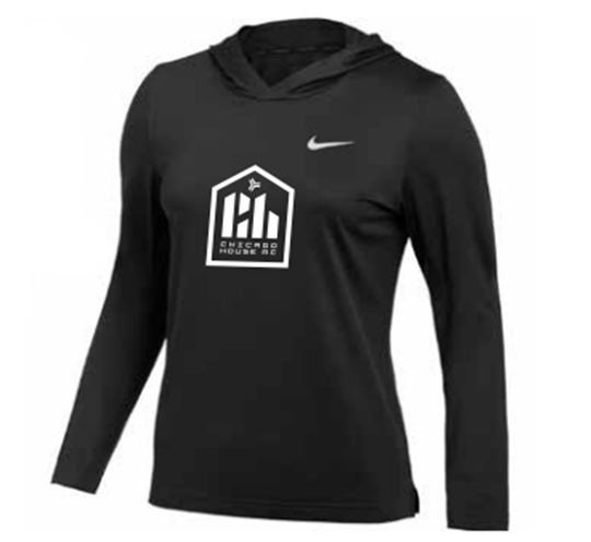 Nike hyper dry top long sleeve hooded top